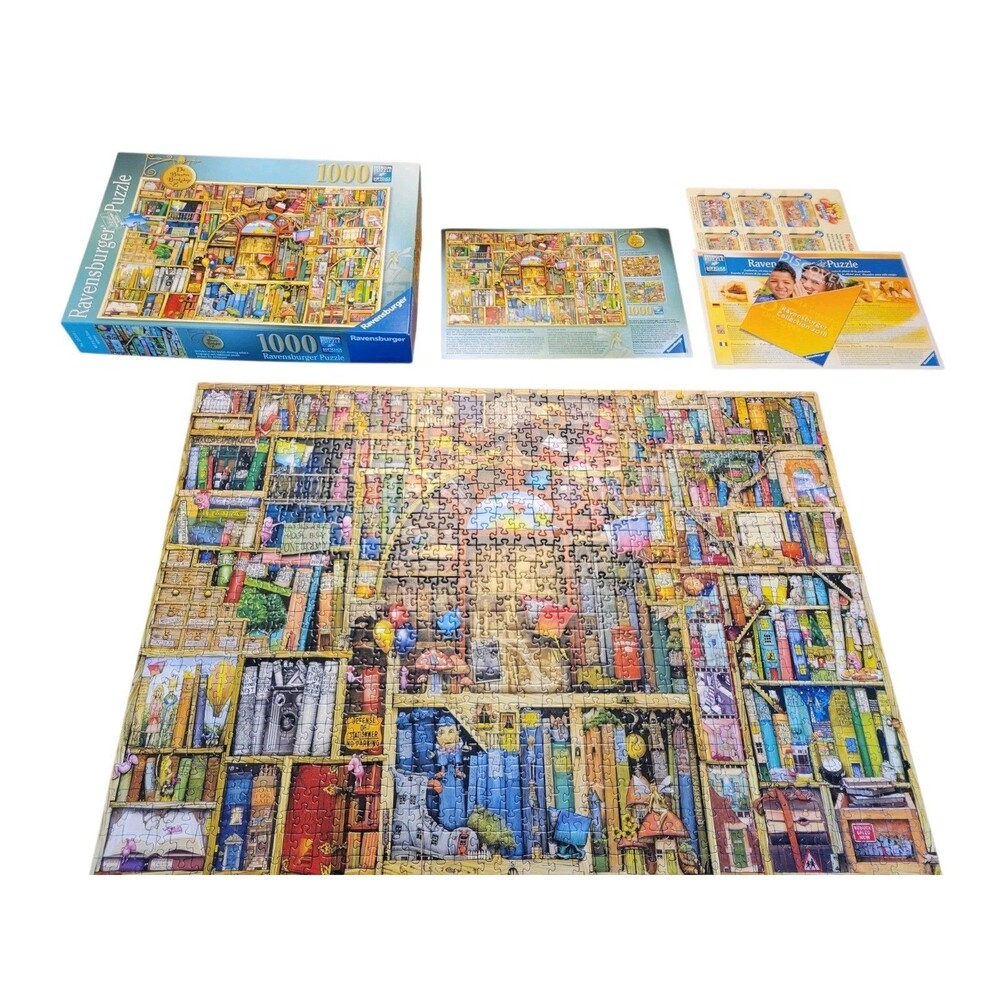 Ravensburger 193141 Colin Thompson The Bizarre Bookshop 2 Jigsaw Puzzle 1000 Pc